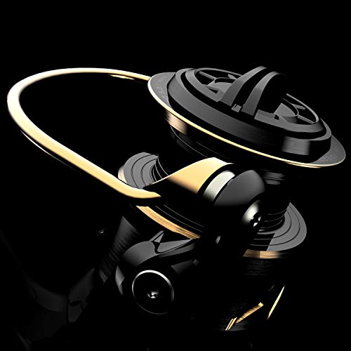 Amazon.com : KastKing Sharky III Gold Fishing Reel, Zero-Flex Aluminum Body Spinning Reel, 39.5 Lbs Carbon Drag, 10+1 Double Shielded Ball Bearings, 5.2:1 Gear Ratio, Inshore or Freshwater. : Sports & Outdoors