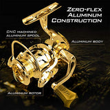 Amazon.com : KastKing Sharky III Gold Fishing Reel, Zero-Flex Aluminum Body Spinning Reel, 39.5 Lbs Carbon Drag, 10+1 Double Shielded Ball Bearings, 5.2:1 Gear Ratio, Inshore or Freshwater. : Sports & Outdoors